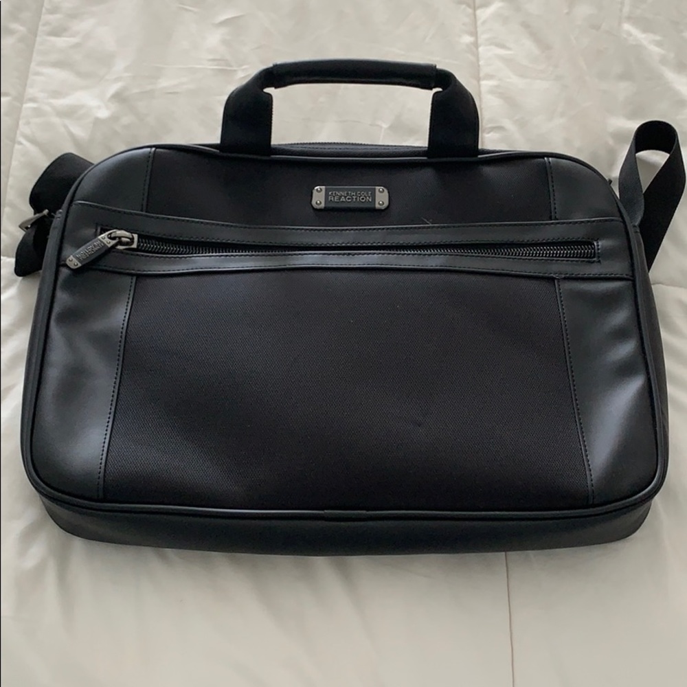 Kenneth Cole Reaction black laptop bag